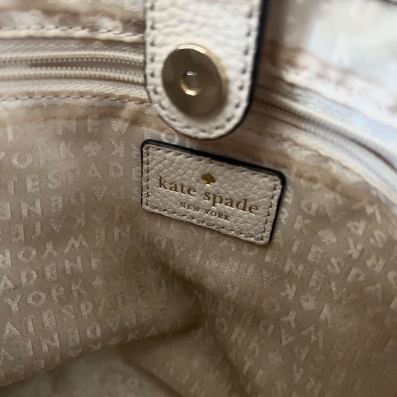 Kate Spade Randy Satchel Bag | Off White | Like New - Picture 6 of 9